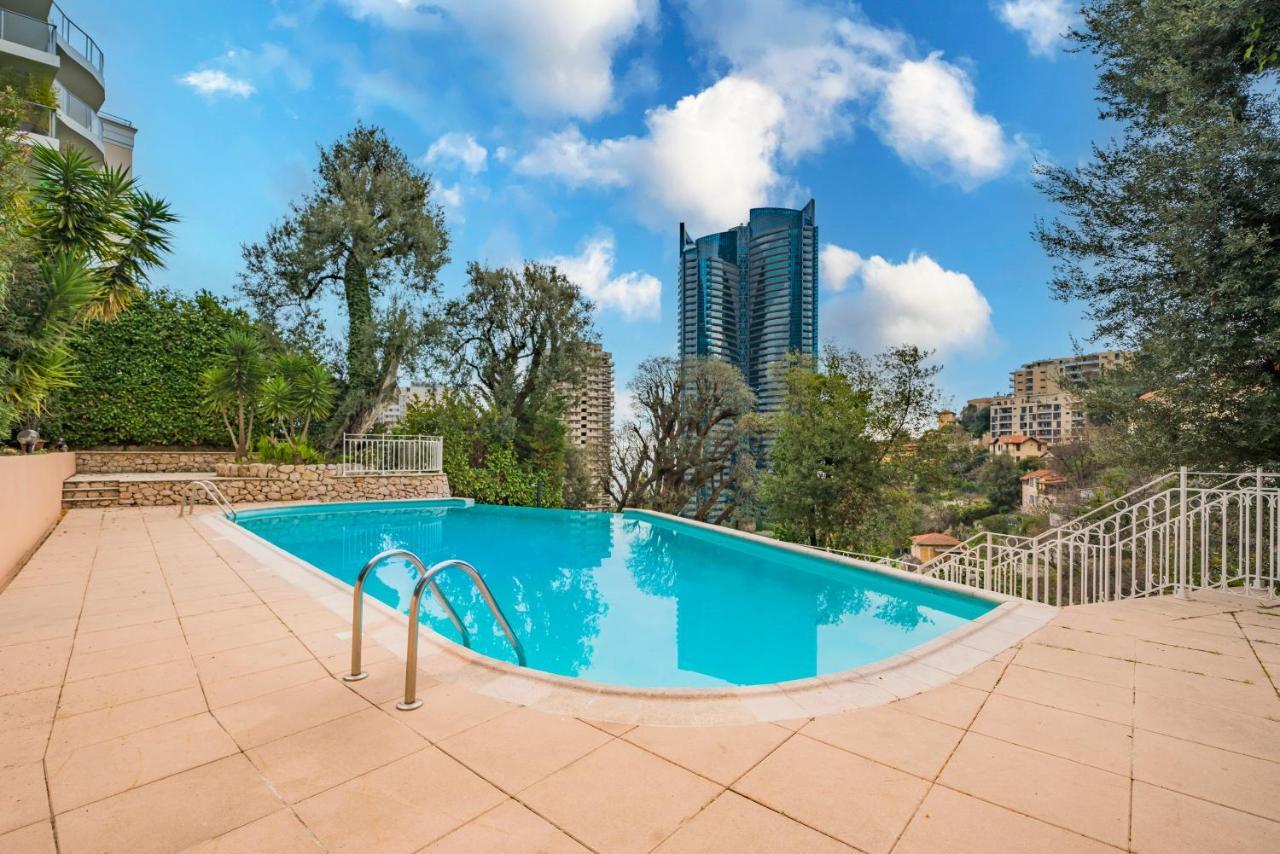 5Mn Monaco - Vue Mer - Parking - Piscine - Bb Босолей Экстерьер фото